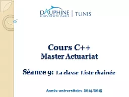 Cours C++