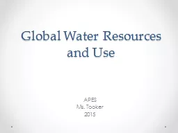 Global Water Resources