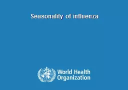 Seasonality of influenza