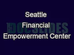 Seattle Financial Empowerment Center