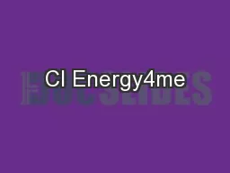 Cl Energy4me