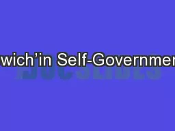 Gwich’in Self-Government