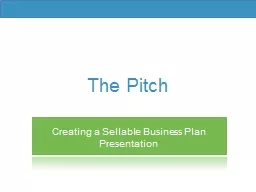 Creating a Sellable Business Plan Presentation