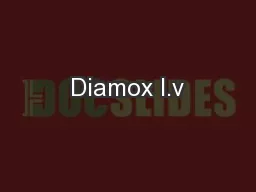 Diamox I.v