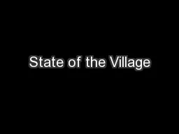 State of the Village