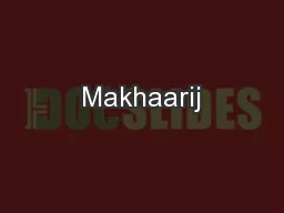 Makhaarij