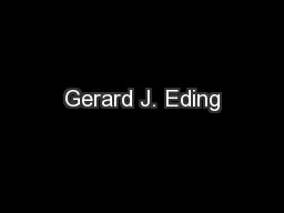Gerard J. Eding