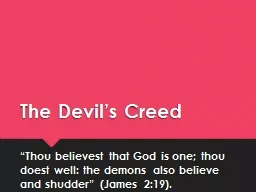 The Devil’s Creed