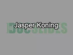 Jasper Koning