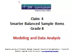 Modeling and Data Analysis