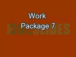 Work Package 7