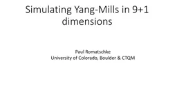 Simulating Yang-Mills in 9+1 dimensions
