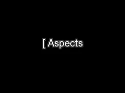 [ Aspects