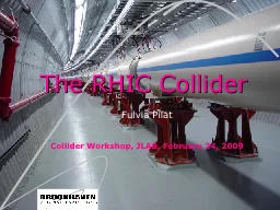 The RHIC Collider