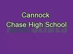 Cannock Chase High School