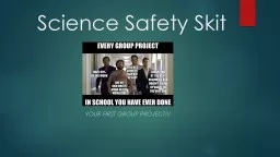 Science Safety Skit