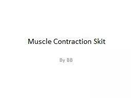 Muscle Contraction Skit
