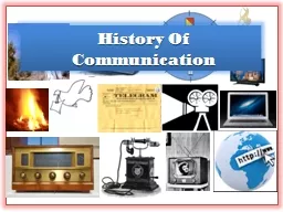 History Of Communication