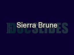 Sierra Brune