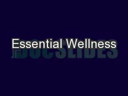 Essential Wellness