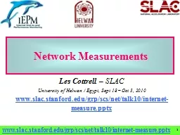 1 1 Network Measurements