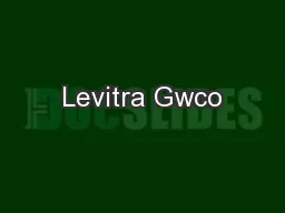 Levitra Gwco
