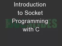 Introduction to Socket Programming with C