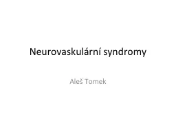 Neurovaskulární