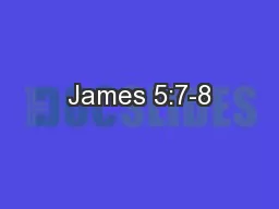 James 5:7-8