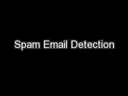 Spam Email Detection