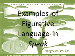 Examples of Figurative Language in