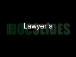 Lawyer’s