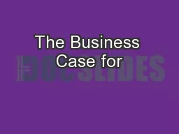 The Business Case for