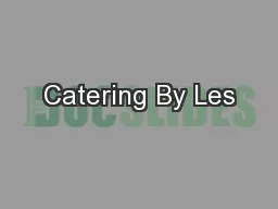 Catering By Les