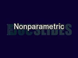 Nonparametric