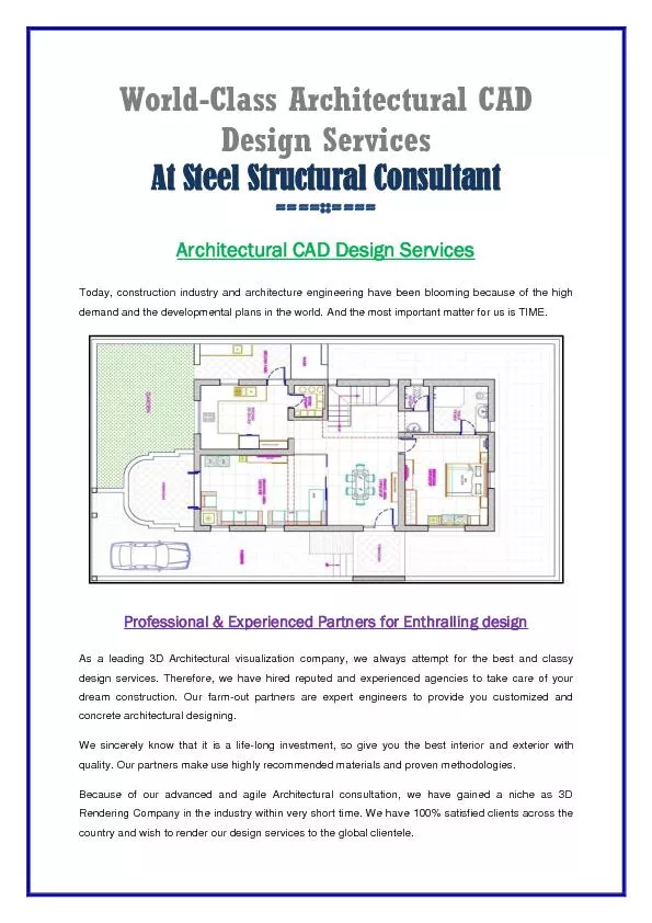 World Class Architectural CAD Design Services