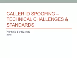 caller ID spoofing – technical