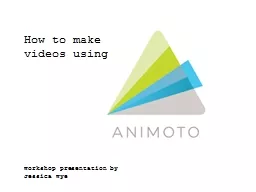 How to make videos using
