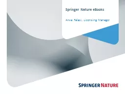 Springer Nature eBooks
