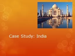 Case Study: India