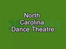 North Carolina Dance Theatre