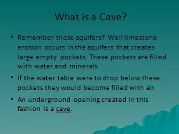 What is a Cave?