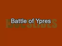 Battle of Ypres