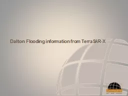 Dalton Flooding information from