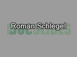 Roman Schlegel