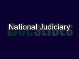 National Judiciary
