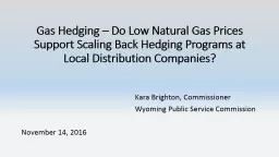 Gas Hedging – Do Low Natural Gas Prices Support Scaling B