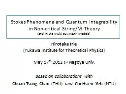 Stokes Phenomena and Quantum
