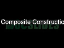 1 Composite Construction