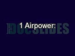 1 Airpower: